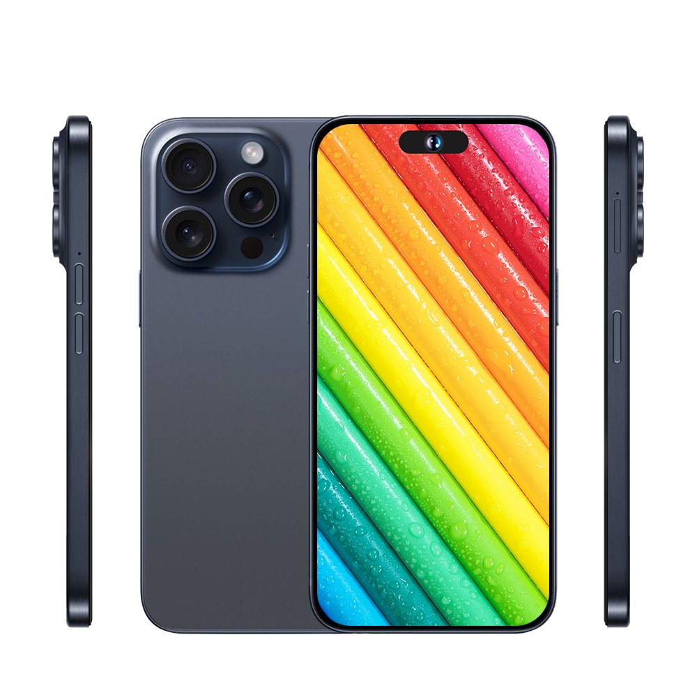 High Quality 5G version 15 Pro Max Unlocked Global Smartphone Strong processor gaming mobilephone support Type-C G-sensor